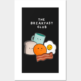 The Breakfast Club - black version Posters and Art